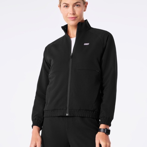 Women's Figs Black Sydney Scrub Jacket XXL - Picture 7 of 16